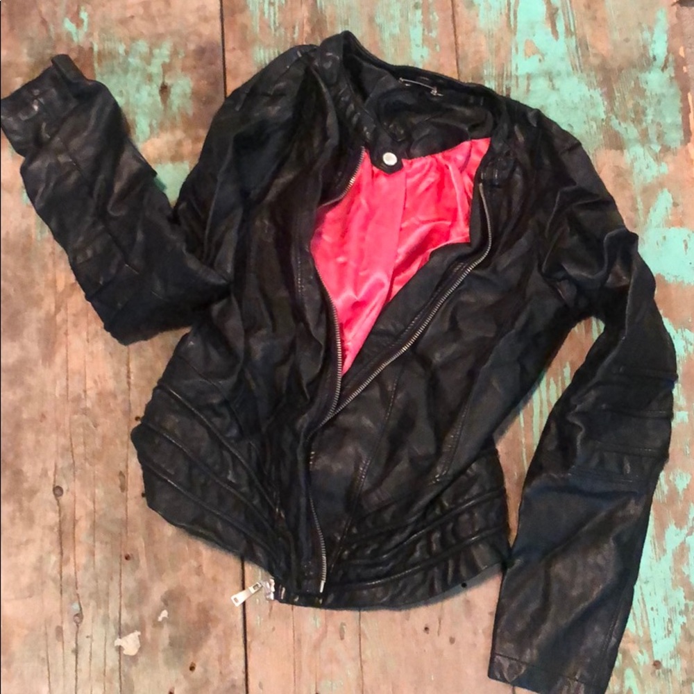 Leather jacket